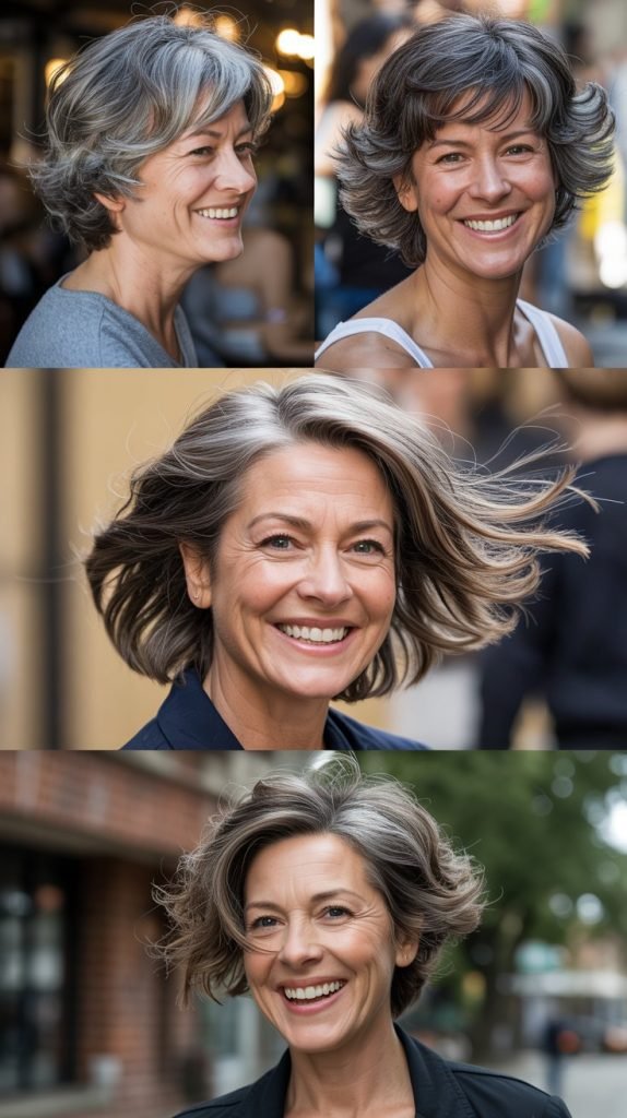 Feathered Crop with Movement