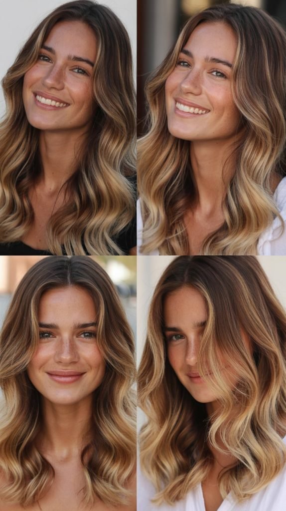 Ombre Brown To Blonde Hair Transition