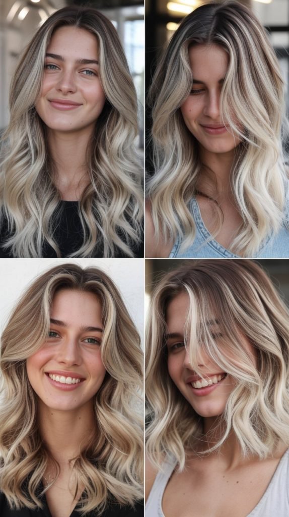Icy Blonde Balayage