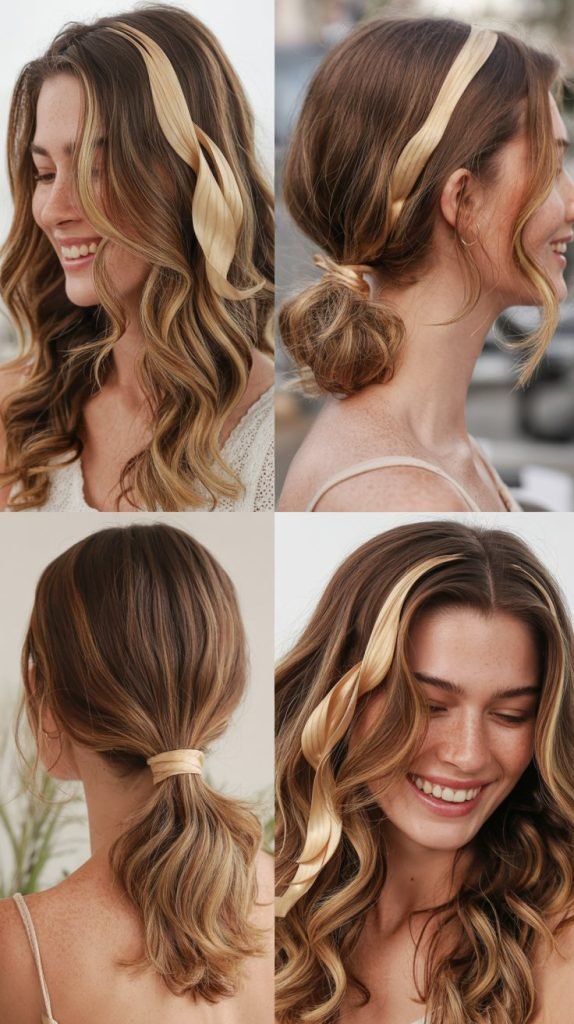  Soft Brown Hair With Buttery Blonde Ribbons