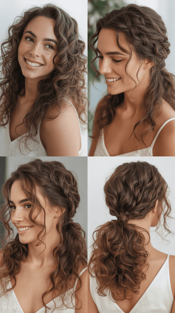 Textured Ponytail with Curled Sections