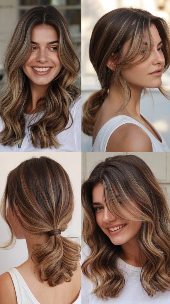 Subtle Caramel Babylights In Golden Brown