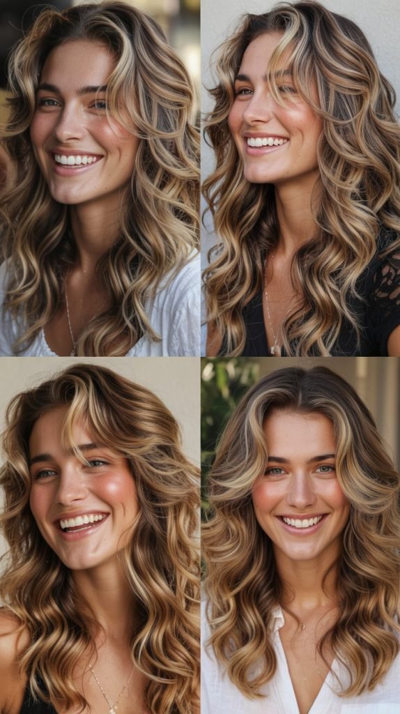 Highlights for Wavy Hair Textures