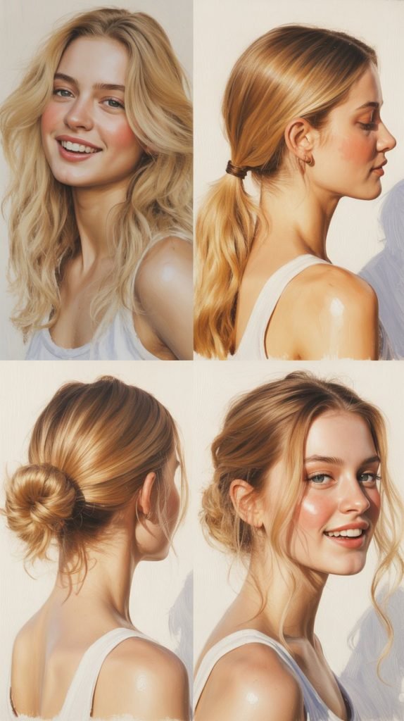 Blonde Hair Painting