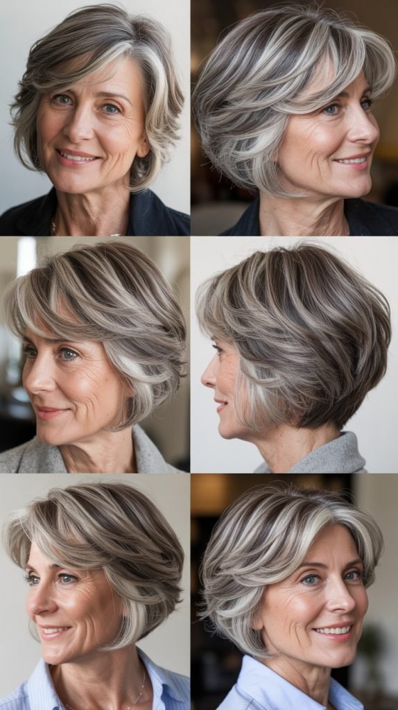 Stacked Bob with Graduated Layers