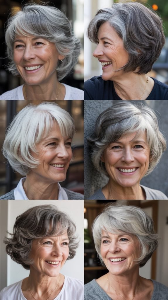 Angled Bob with Stacked Back