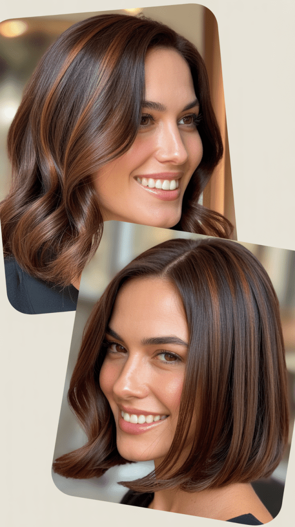 Glossy Chocolate Highlights