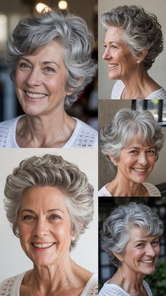  Textured Crop with Full Crown Volume