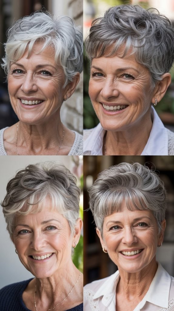 Layered Pixie with Textured Crown