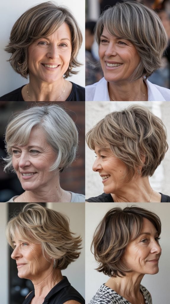  Choppy Bob with Razored Ends