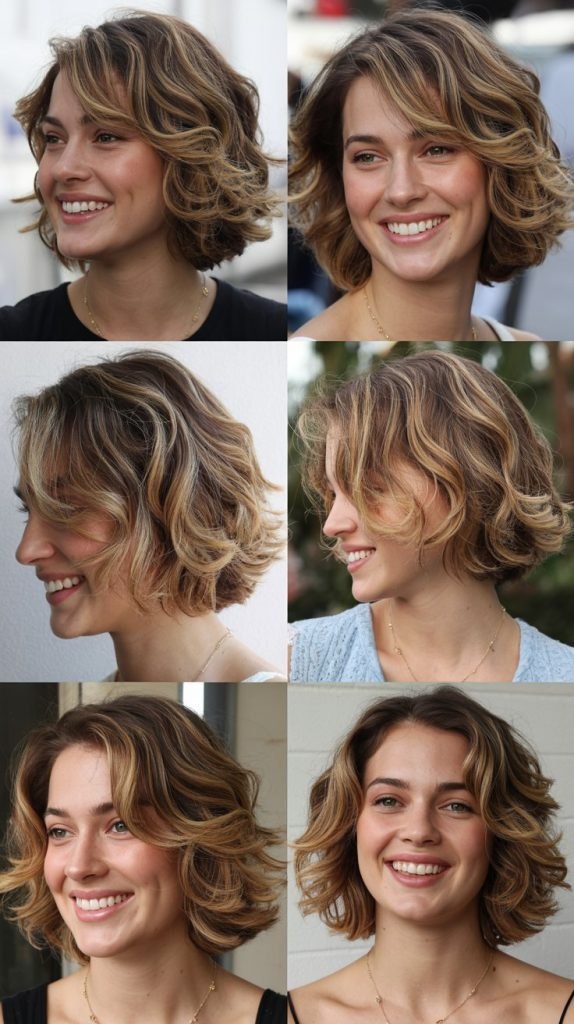 Layered Lob with Beach Waves