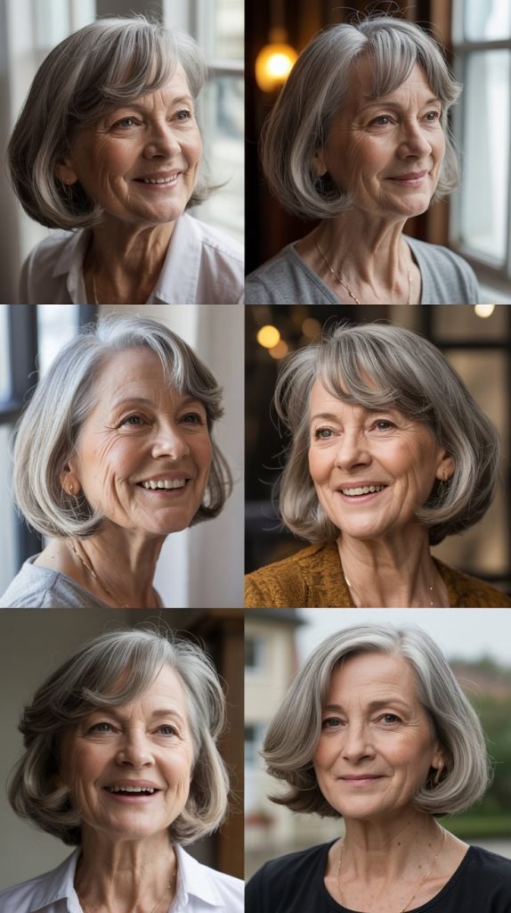  Classic Bob with Center Part