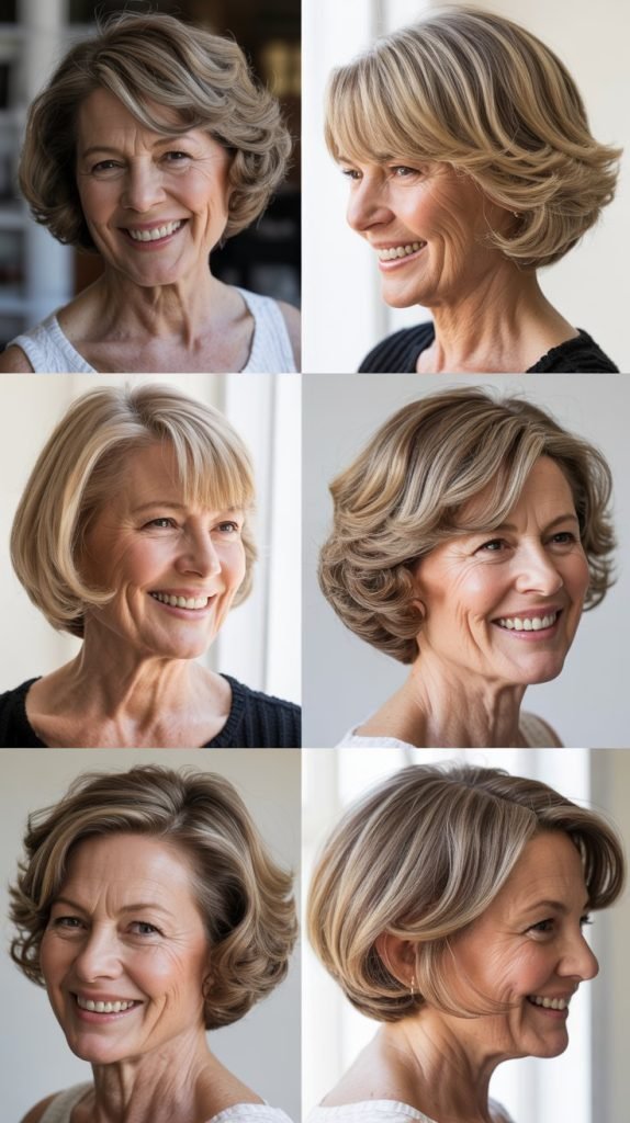  Layered Bob with Tucked Styling