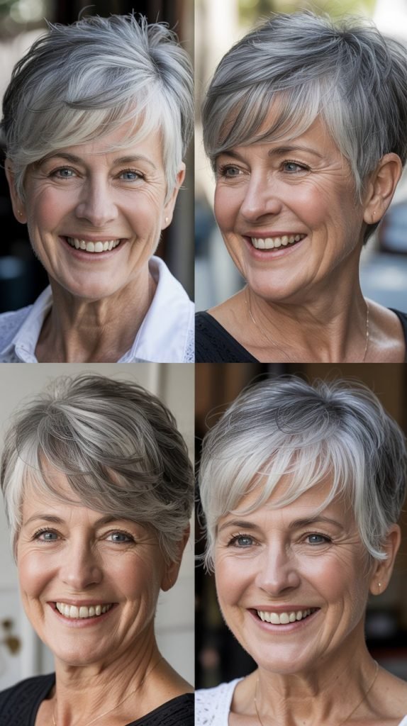 Feathered Pixie with Side Sweep