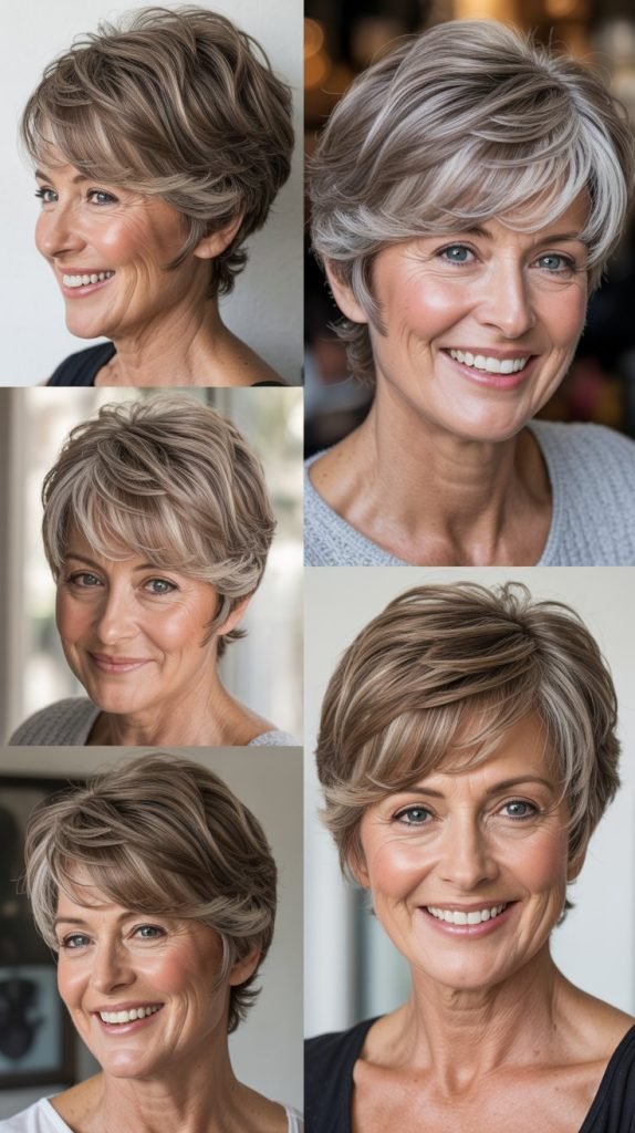 Graduated Pixie with Soft Layers