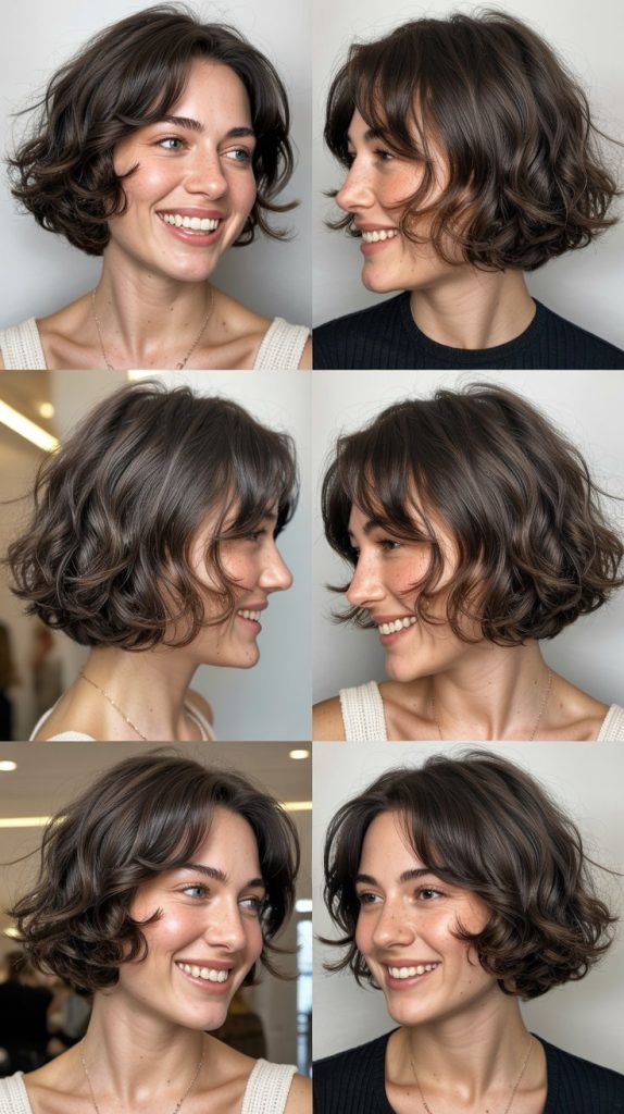 Jaw-Length Bob with Textured Ends