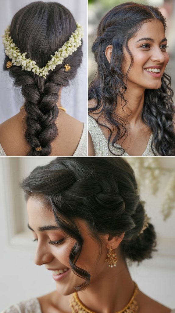 Twisted Crown with Cascading Curls