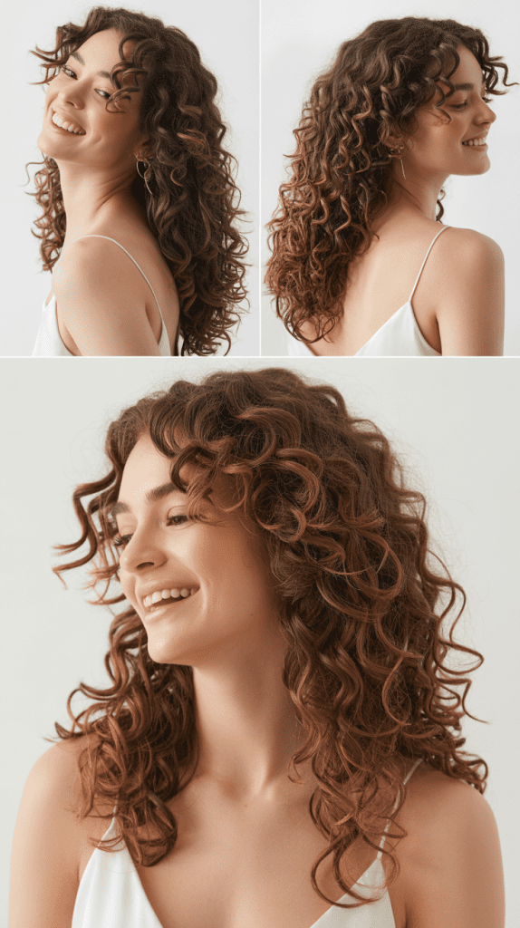 Soft Spiral Curls with Minimal Styling