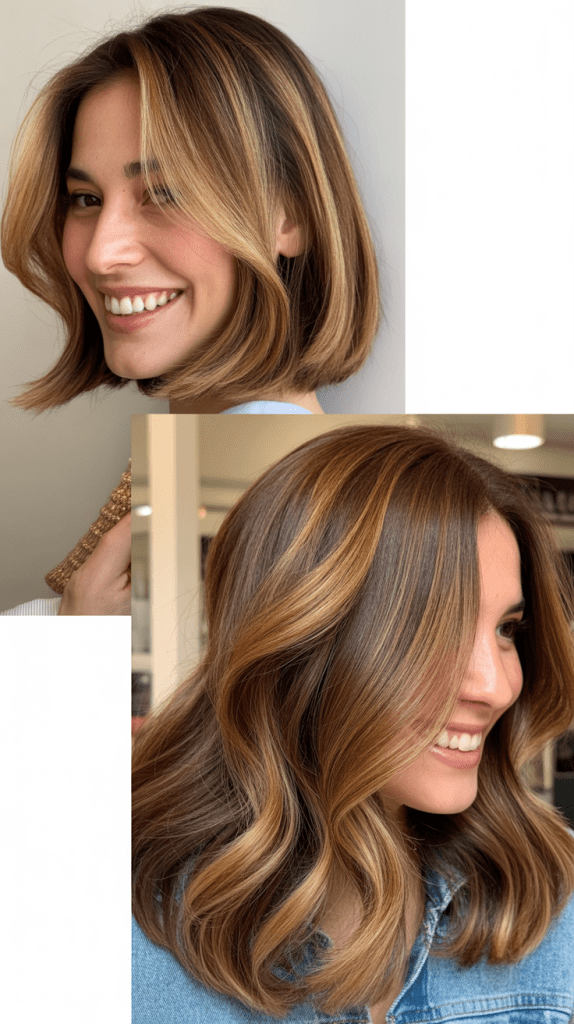 Golden Highlights with Lowlights