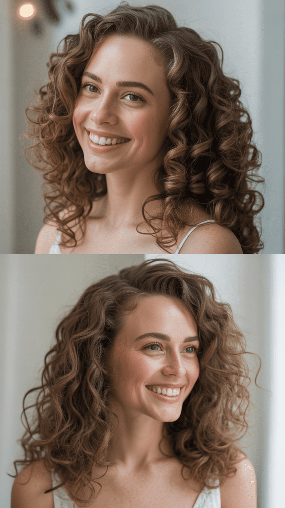  Loose Waves with Sparkly Hair Vine