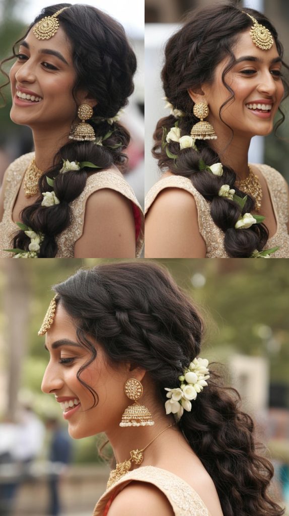 Bubble Ponytail with Jewelry Accents