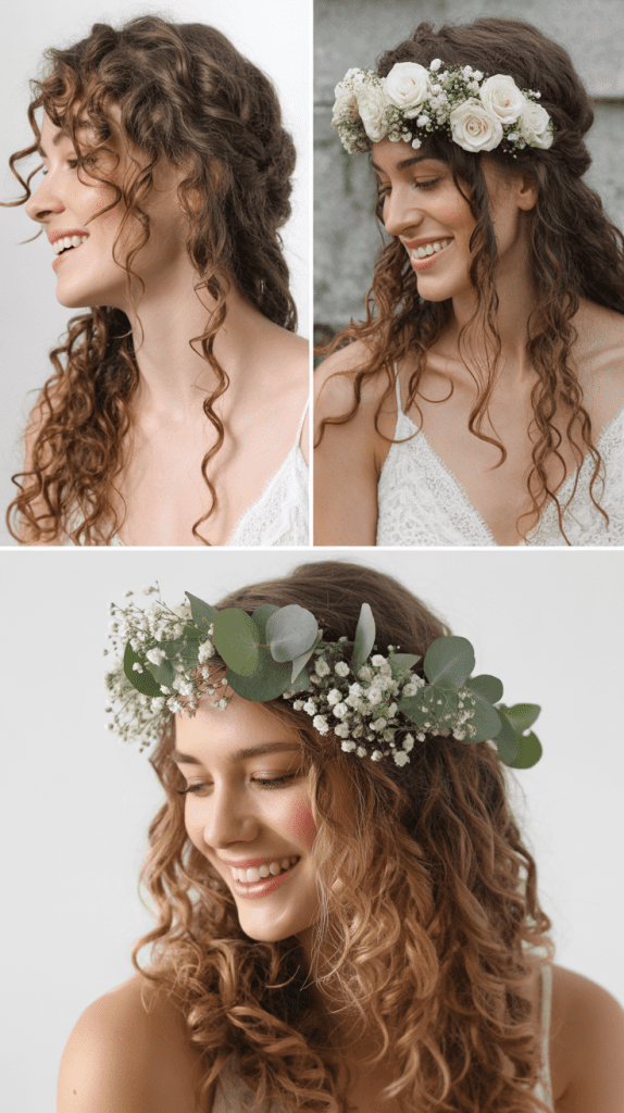  Loose Curls with Scattered Mini Flowers