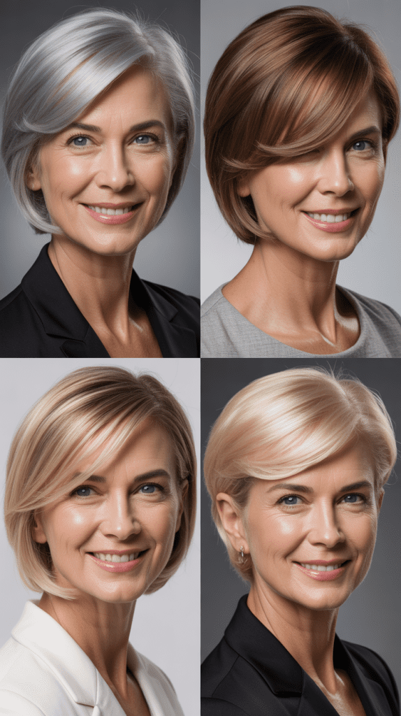 Sleek Side-Swept Crop