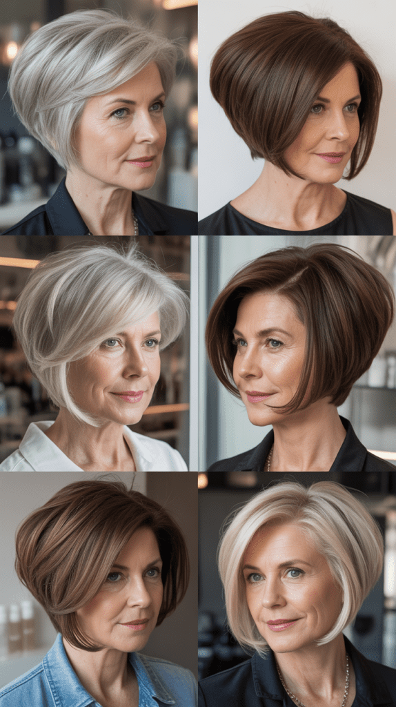 Inverted Bob for Dramatic Angles