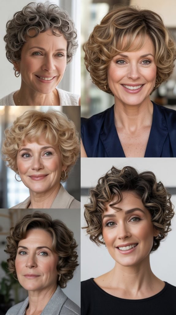 Face Shape Considerations for Short Curly Cuts