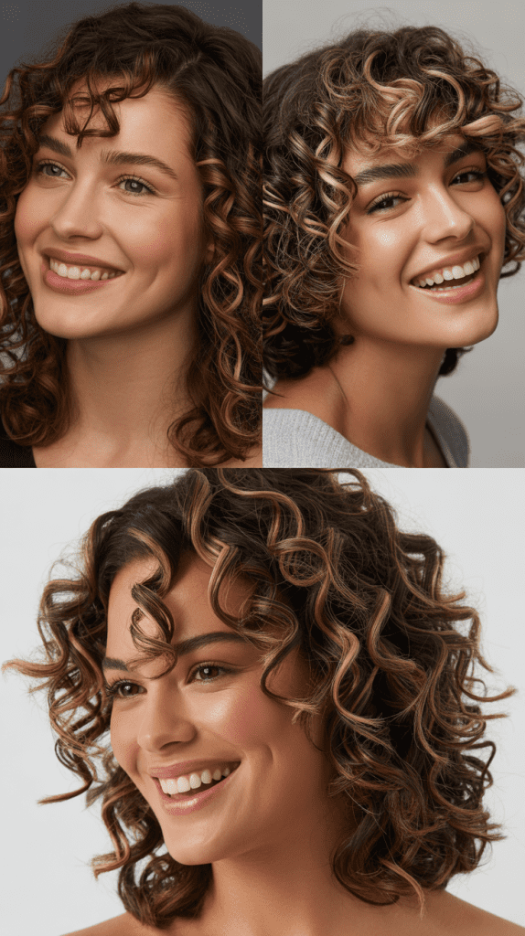 Chestnut with Blonde Highlights and Dark Lowlights