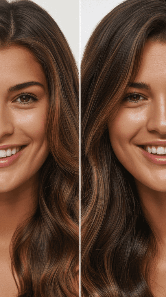 Cool Brunette Lowlights