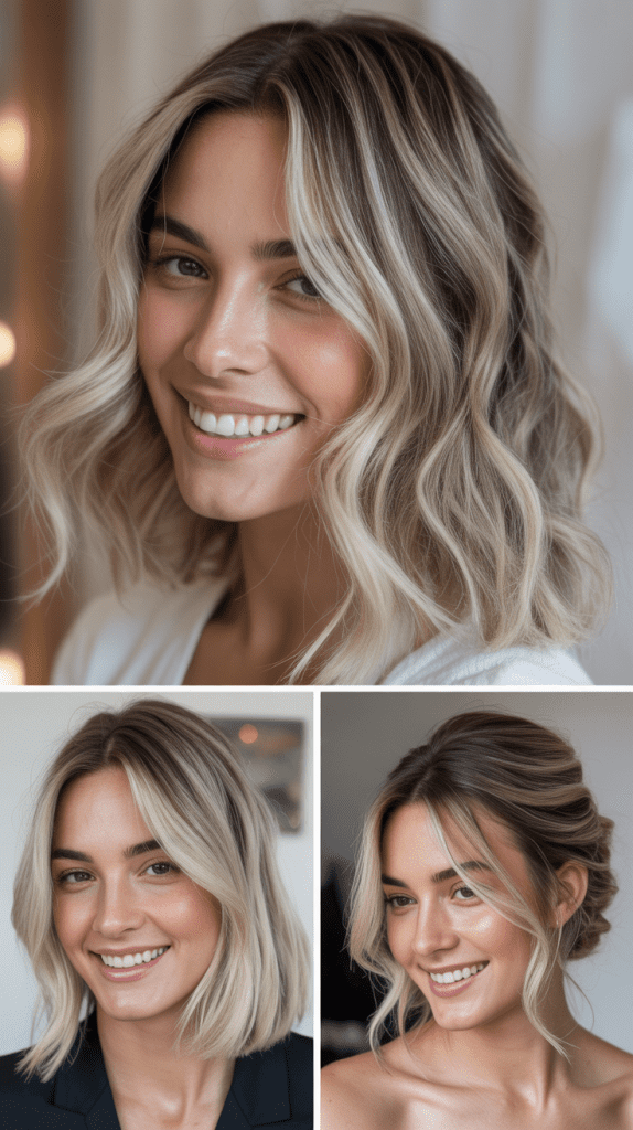 Platinum Blonde Balayage