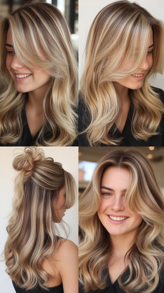 Blonde with Dimensional Lowlights