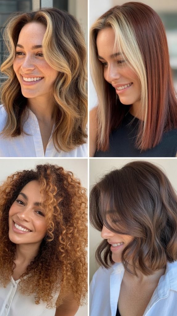  Blonde Highlights on Colored Hair