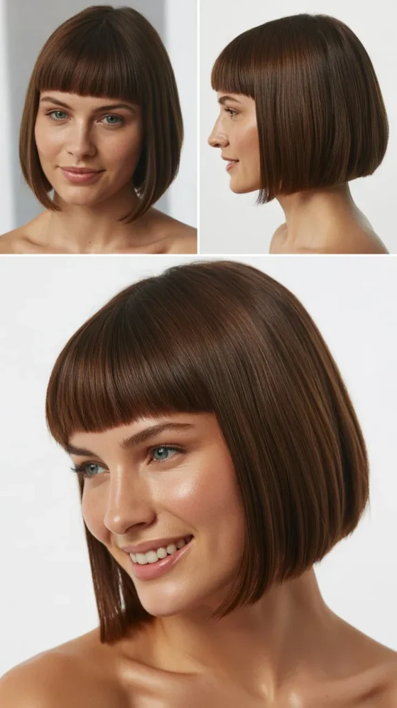 Precision Lob With Angular Bangs