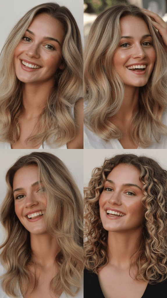 Wheat Blonde Balayage