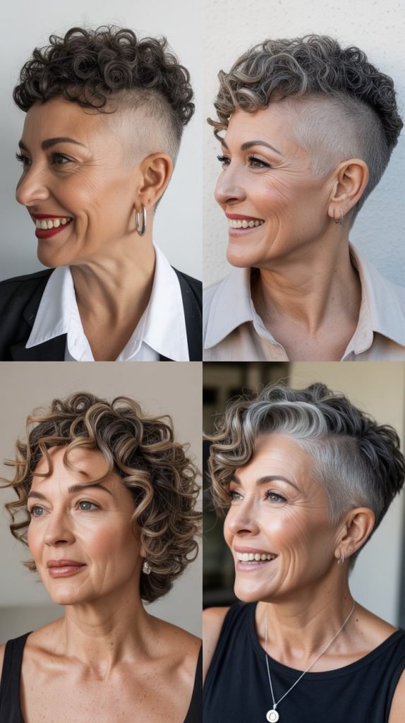 The Curly Undercut: Maintenance and Growth