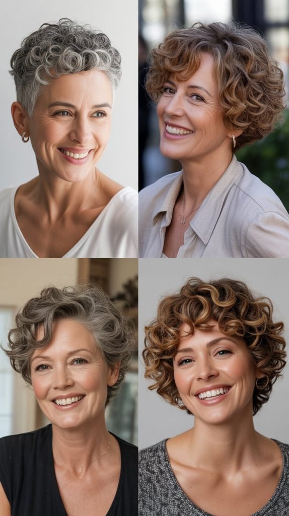  Curly Pixie Styling Variations