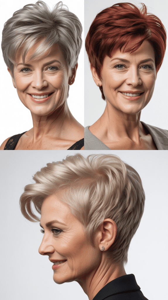 Cropped Cut with Volume on Top