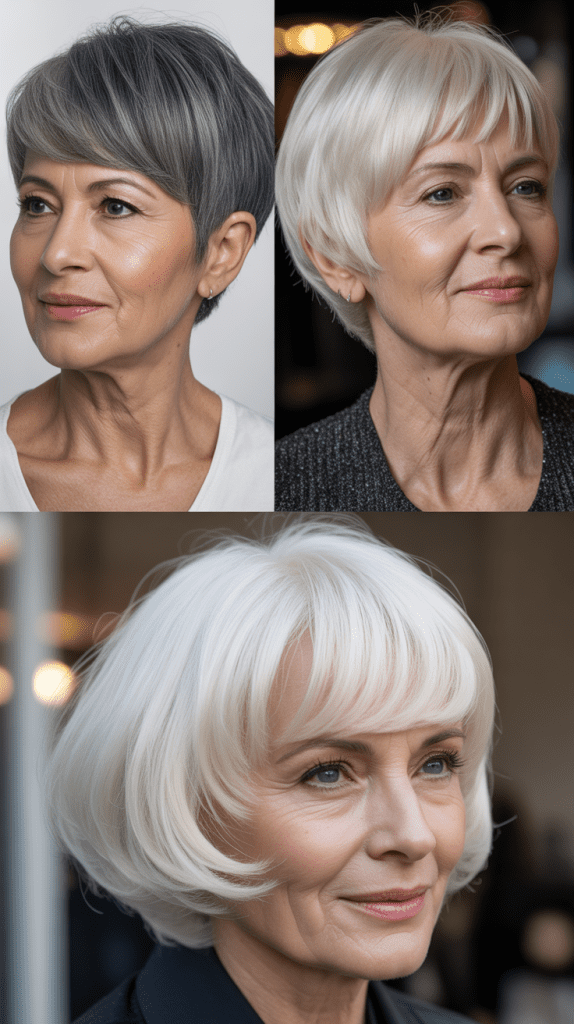 Sleek Short Cut with Blunt Edges