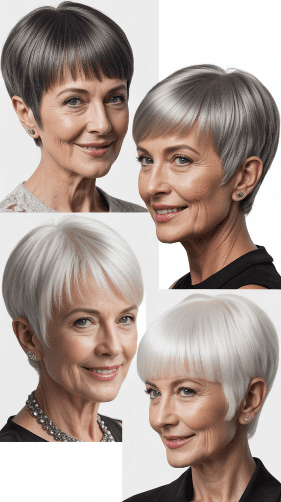 Tapered Short Cut with Side Part