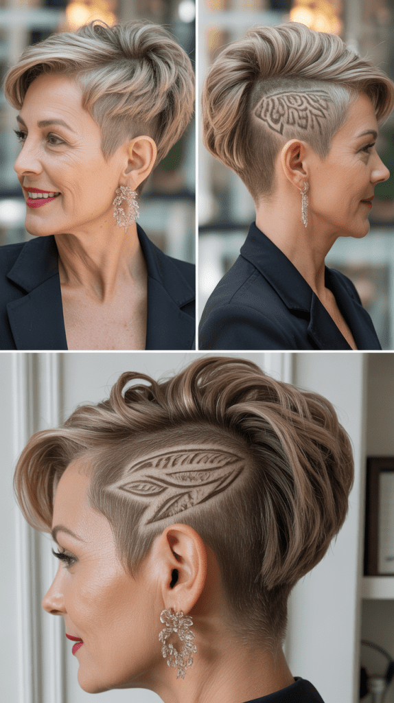 Pixie with Nape Undercut Design