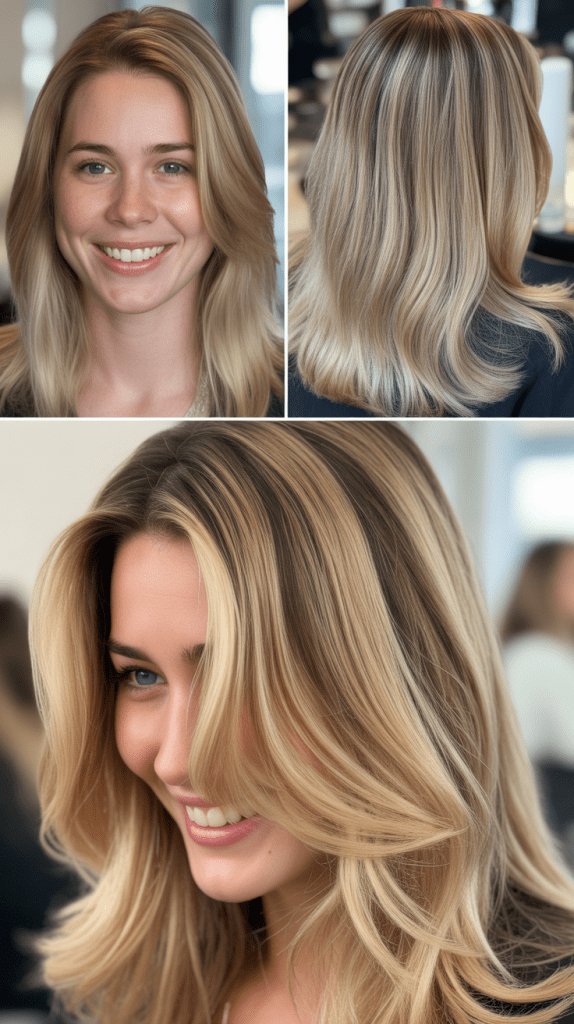 Reverse Balayage Blonde