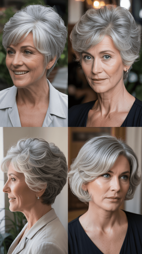 Short Cut with Crown Volume