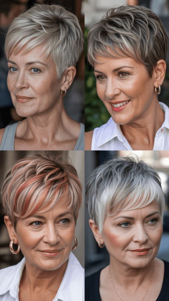 Short Shag with Face-Framing Layers