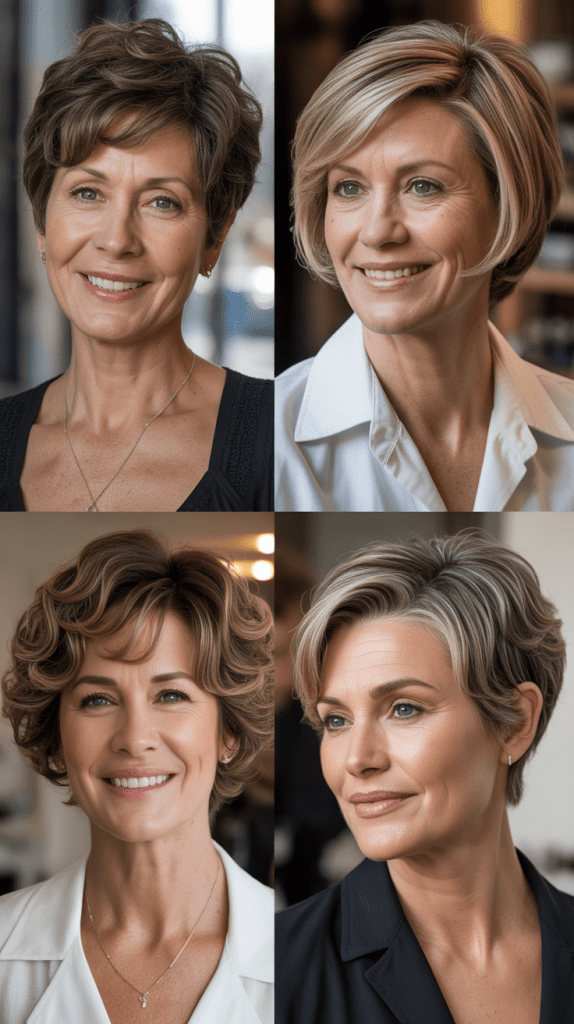 Short Crop with Styled Texture