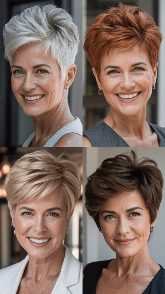 Voluminous Crown Pixie