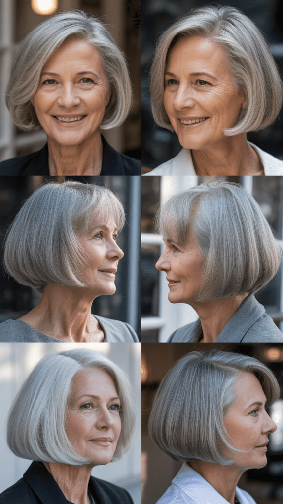 Blunt Bob at Jawline