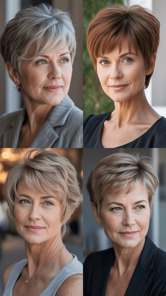 Choppy Pixie with Bangs for Face Framing