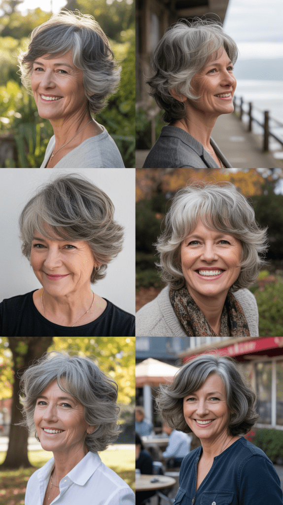 Layered Bob with Interior Texture